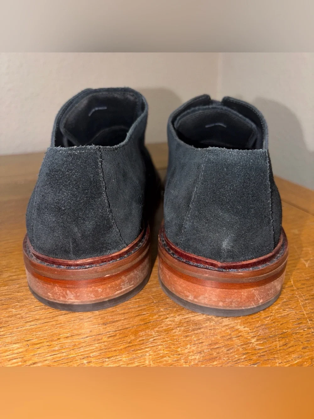 Cole Haan Williams Buck II Men's Black Suede Lace Up Oxfords Shoes Size 11.5 M